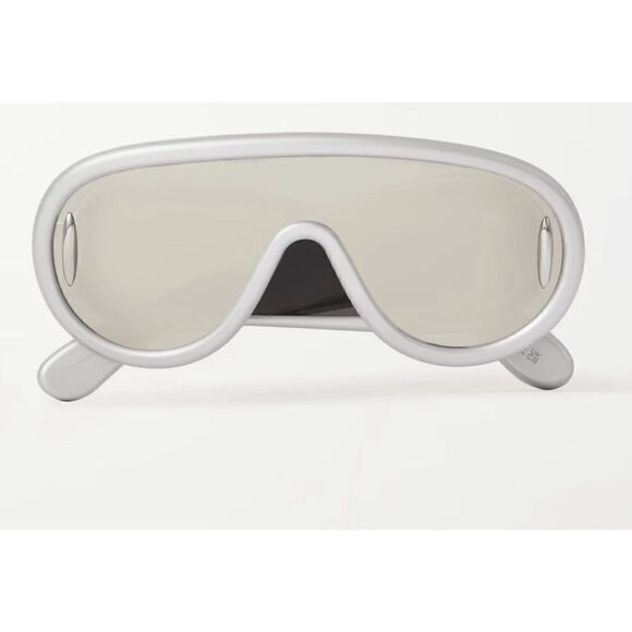 LOEWE 
Mirrored nylon mask sunglasses in Silver NWB - Picture 2 of 10
